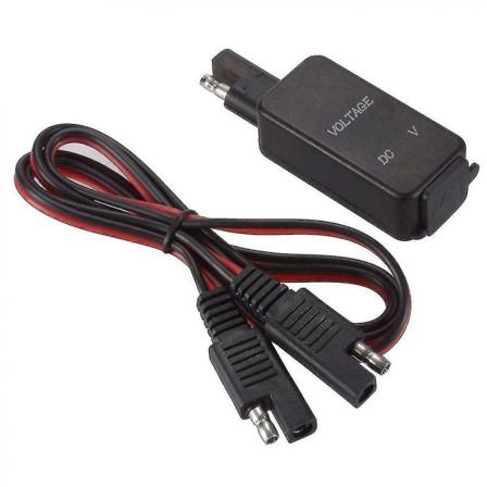 SAE-USB-sovitin vedenpitävällä kaksois-USB-laturilla puhelimeen ja tablettiin