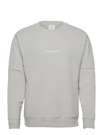 L/S Sweatshirt Sweatshirt Trøje Grå Calvin Klein