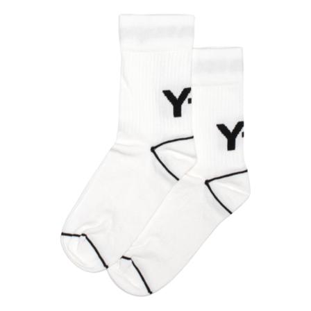 Y-3, High Wht T Socks Wit, Heren, Maat:M