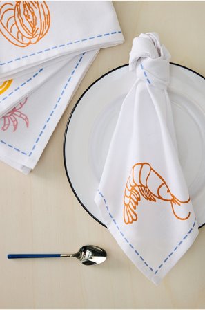 Jotex - Cray Serviett 4-pakning Multi - CRAY - Kjøp Servietter hos Jotex