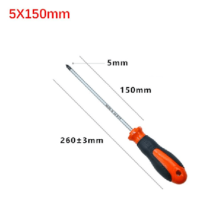Magnetisk skruvmejsel Cross skruvmejsel 5X150MM