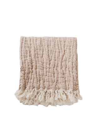 Garbo&Friends Mellow Filt 110x110 cm Överkast Rosa