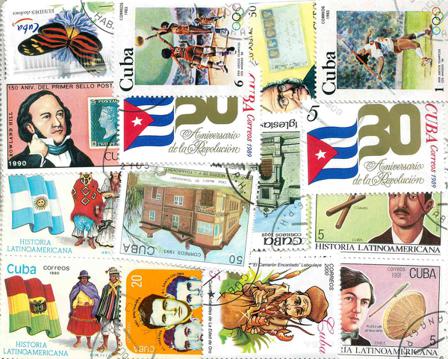 Cuba - Frimærkepakke - 164 frimærker i komplette sæt
