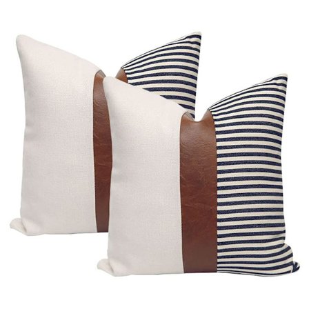 2 kappaleen tyynynpäällinen koristeellinen neliön muotoinen tyynyliina Stri