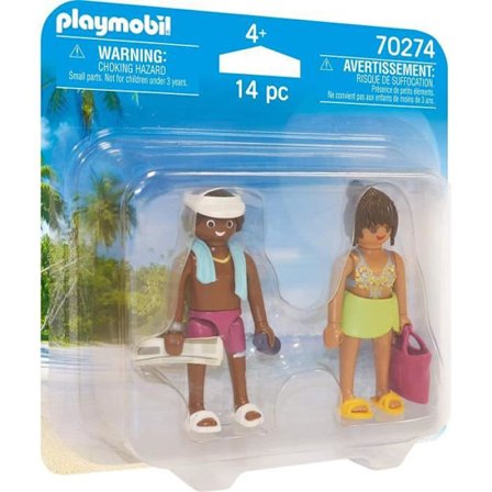 Duo - PLAYMOBIL - 70274 - Semesterpar - 2 delar - Plast - Levereras monterad