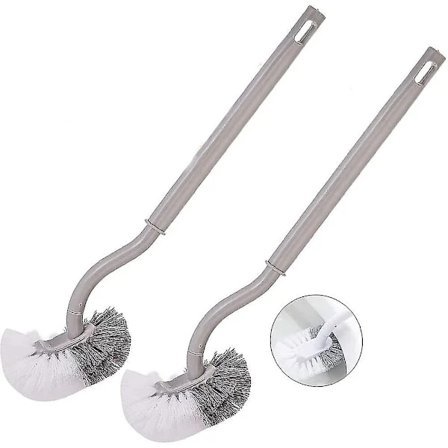 2-pak Toiletbørste med langt håndtag og stærke børster-FA-