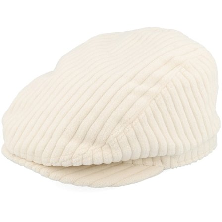 Barts - Systa Cap Cream Flat Cap Flatcap White Cap - @ Hatstore
