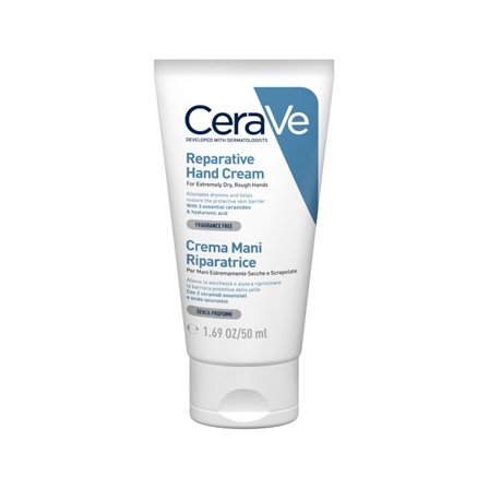 CeraVe Crema Mani Riparatrice Idratazione Intensa Con Acido
