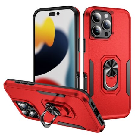 iPhone 16 Pro Pioneer Armor Heavy Duty PC + TPU Skal med Hållare