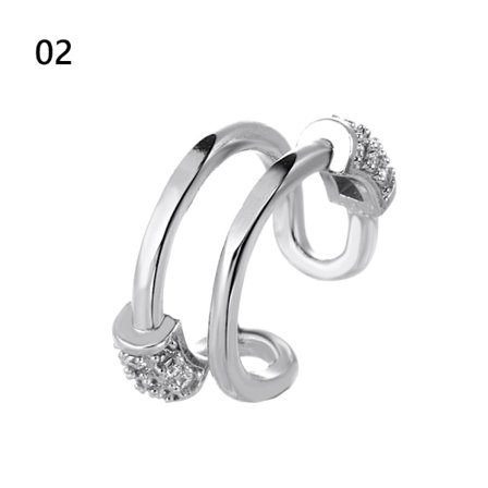 Ear Cuff Clip-on broskbåge 02 - on stock