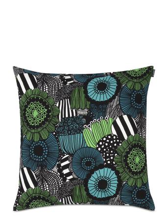 Pieni Siirtolapuutarha Cushion Cover Home Textiles Cushions & Blankets Cushion Covers Vihreä Marimekko Home