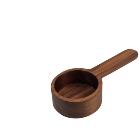 Trekaffe Måleskje i tre, måleskje teskje spiseskje for kaffebønner malte bønner proteinpulver krydder