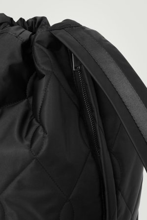 COS Men's Bolso Bandolera Tipo Saca Acolchado De Nailon in Negro