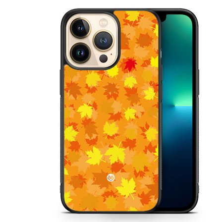 Bjornberry Skal iPhone 13 Pro - Orange/Röda Löv