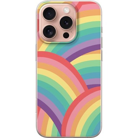 Kompatibel Mobilcover til Apple iPhone 16 Pro Regnbue