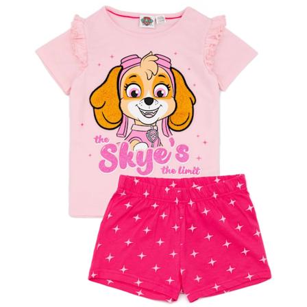 Paw Patrol Girls Skye ́s The Limit Kort Pyjamas Set 12-18 Månader Pink 12-18 Months
