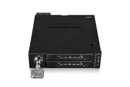 ICY DOCK ToughArmor MB092VK-B - lagringsdrevhylse - rugged - NVMe PCIe - U.2, U.3