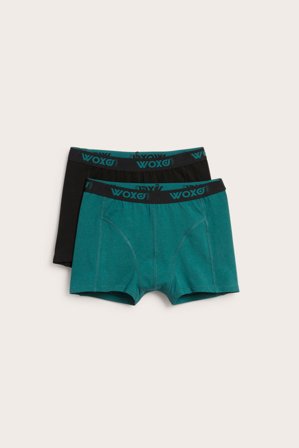 Kappahl | Boxerkalsonger 2-pack Grön 146/152 | Grön