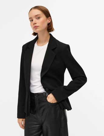 Object Objlisa L/S Button Blazer Noos - Black - 34