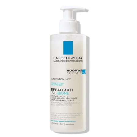La Roche-Posay Effaclar H Iso-Biome Crema Lavante Viso 390ml