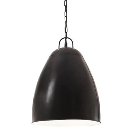 Vidaxl Hänglampa Industriell 25 W Svart Rund 32 Cm E27 Svart