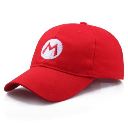 Baseball kasket Super Mario CAP rød