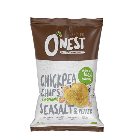 O ́NEST Ekologiska Kikärtschips 75 g