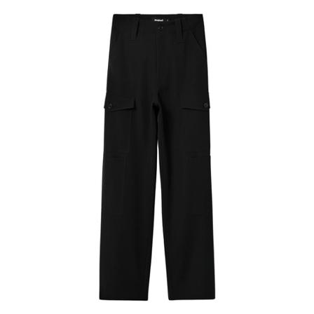 Desigual, Wide Trousers Zwart, Dames, Maat:L