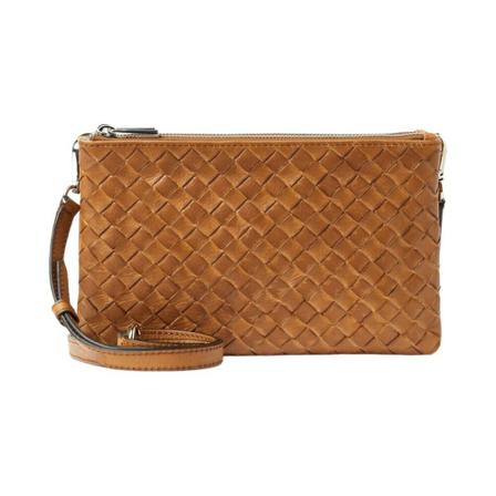 Saddler Braided Taske Small Brun, Dame Skuldertasker, Størrelse: ONE Size