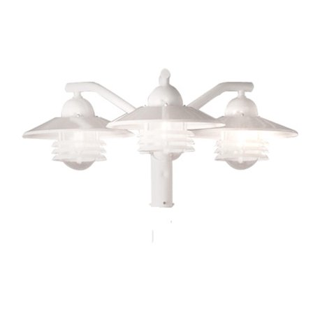 Westal Tellus III Stolpearmatur 300 x 300 x 750 mm, E27 Svart, sandblåst, Belysning