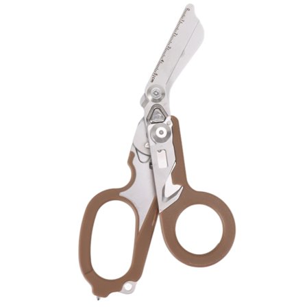 Nødsaks i rustfritt stål, multifunksjonell, sammenleggbar traumesaks, medisinsk saks for innendørs og utendørs bruk, type 2