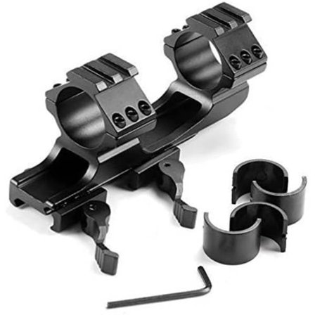 1" Hög Profil Dubbel Tub Kikarsiktesfäste Ring 25,4mm/30mm Kikarsiktesringfäste Snabb Koppling 20mm Picatinny Weaver Skena