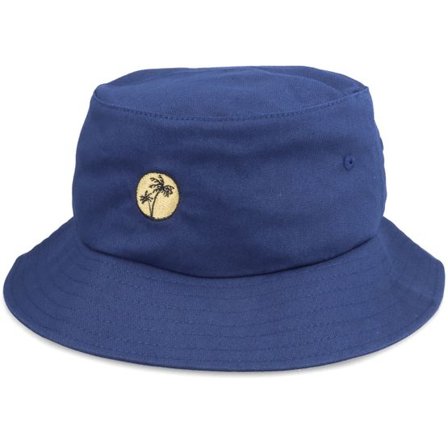 Abducted - Blå bucket Hatt - Tiny Palm Logo Navy Bucket @ Hatstore