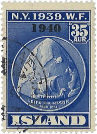 Island 1940 - AFA 220 - Stemplet