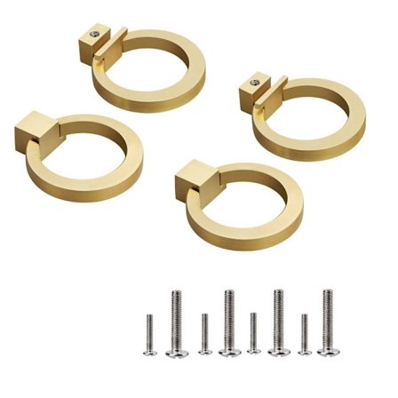 4-pak skabsknopper Kommode-ring trækker skuffeknop