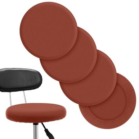 4 KPL Tuolinpäälliset Istuinsuojat VIININ PUNAINEN 4 KPL 4 KPL Wine Red 4Pcs-4Pcs
