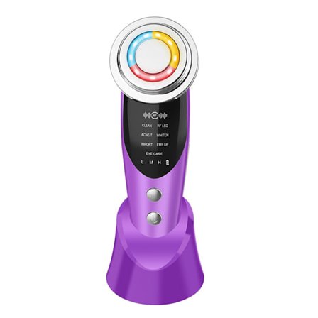 7 i 1 Kroppsskulpteringsenhet Kropp Ansikte, Arm, Midja, Mage, Ben, Höft 3 Färgers LED-ljus Multifunktion Högfrekvent