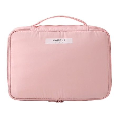Meikkipussi Kosmetiikkalaukku Naisille Matkakosmetiikkalaukku Pinkki