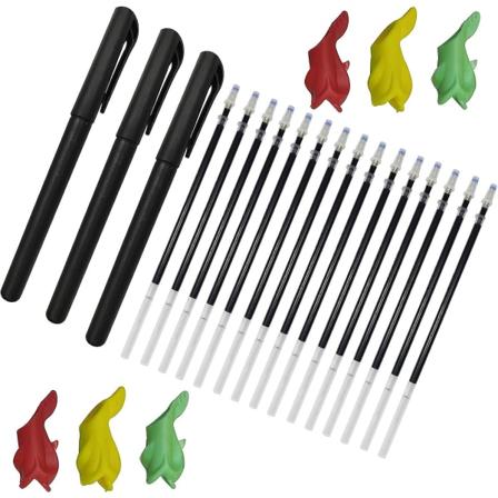 Magic pennor och påfyllningar för magic övning Kopieringsbok, ritpenna med osynligt bläck, skrivträningshjälp Blyertsgrepp, material för 