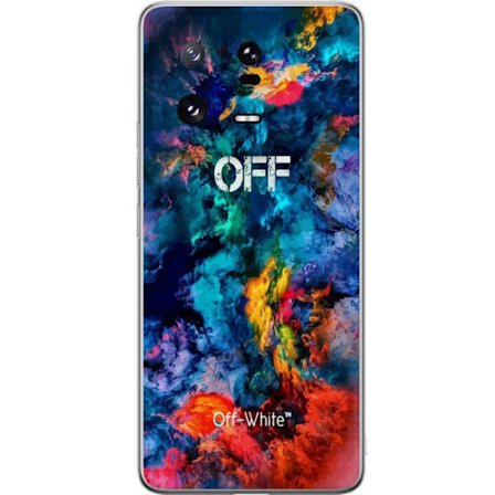 Kompatibelt Mobildeksel til Xiaomi Xiaomi 13 Pro Abstrakt fargemosjon med tekst OFF intensiv kunstnerisk komposisjon med energibevegelse og moderne ga