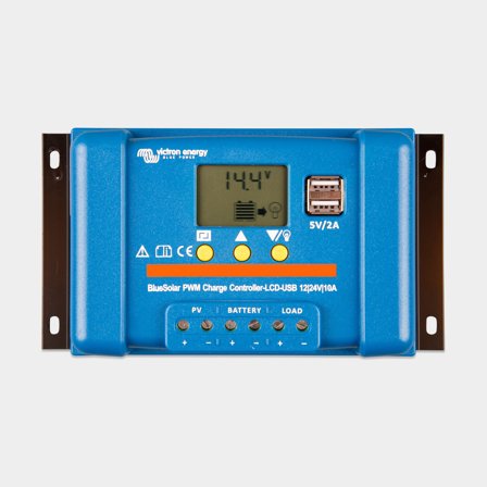 Régulateur solaire Victron BlueSolar PWM - LCD & USB 12/24-20, 12/24 V, 20 A