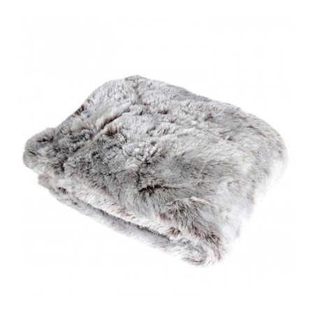 Fuskpälskast - Taupe - 130 x 160 cm