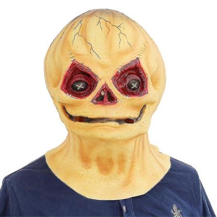 Masque De Citrouille Halloween Hovedbeklædning Horror Rekvisitter Sjov Latex Maske