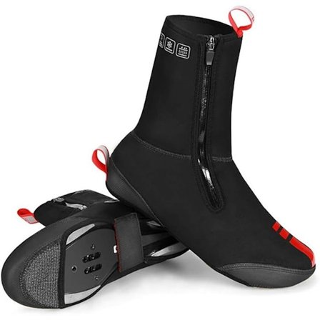 Unisex pyöräilykenkäsuojat, talvi, koko M, musta