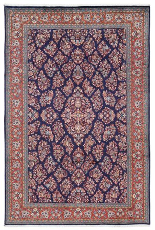 200X315 Tapis Mahal D'orient Rouge Foncé/Rose Foncé (Laine, Perse) Carpetvista
