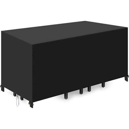 135 x 135 x 75 cm Trädgårdsmöbelskydd, 420D Högpresterande Oxfordtyg Skyddande Överdrag