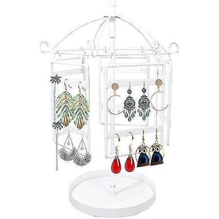 Roterende Svingende Øreringsarrangør 70 Huller Metal Smykkeudstilling