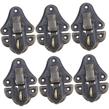 10 stk møbelbeslag skapbeslag skapbeslag vintage skap oppbevaringsboks oppbevaringsboks lås dekorasjon Skap passform