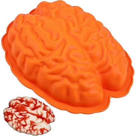 Hjerne Geléform Silikon Hjerne Latin Kakeformer 23 cm Knusbar Hjerne Sjokoladeform For Ba