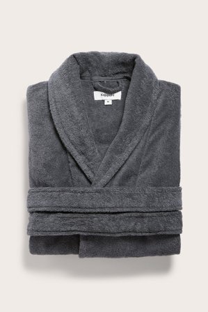 Kappahl | Aamutakki puuvillafroteeta | Harmaa